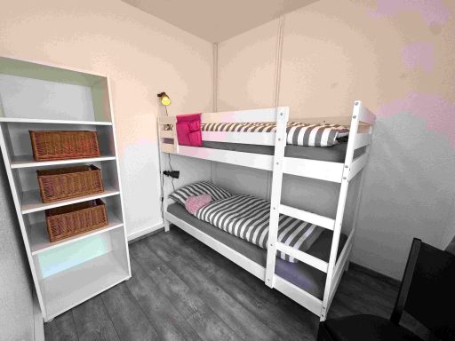 Schlafzimmer mit Stockbett